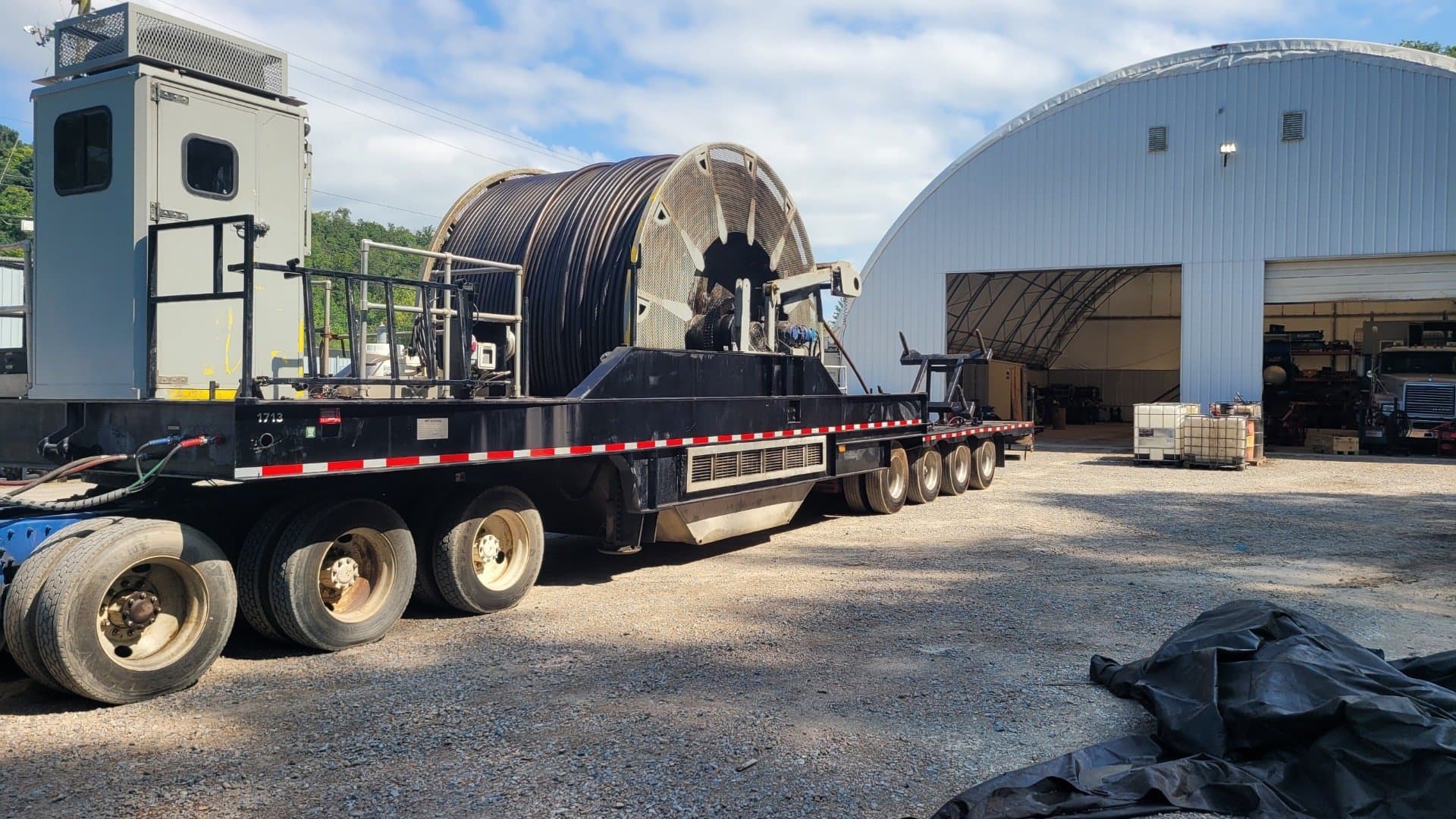 NOV - Coiled Tubing Reel trailer